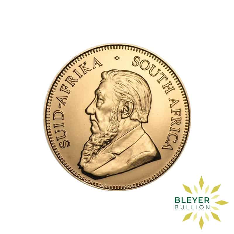 Bleyers Coins 2017 1 2oz Gold South African Krugerrand Coin 2