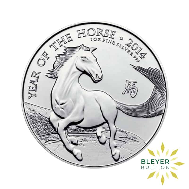 Bleyers Coin 1oz Silver UK Lunar Horse Coin 2014