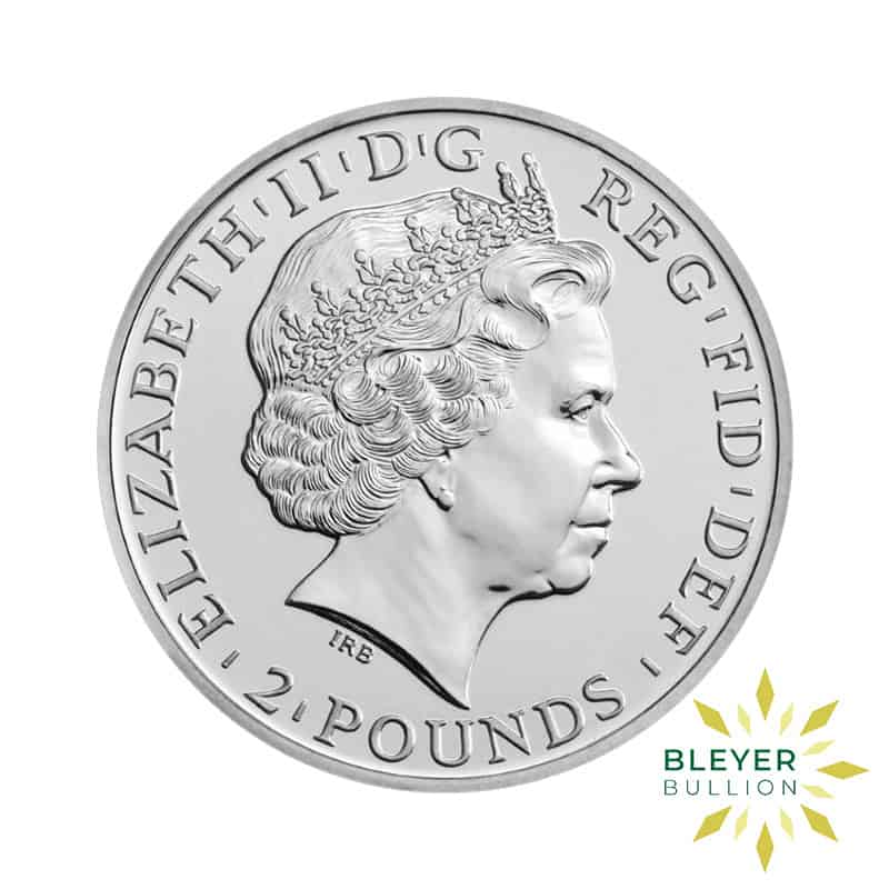 Bleyers Coin 1oz Silver UK Lunar Coin Reverse