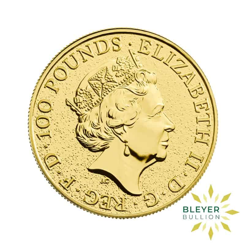 Bleyers Coins 1oz Gold UK Queens Beasts Dragon 2017 2
