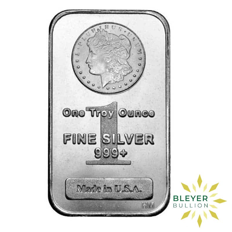 1ozhmmorganmintedsilverbar2 HM Morgan Silver Dollar