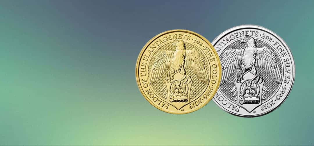 NEW The Royal Mint Queen’s Beasts 2019 Falcon Coins