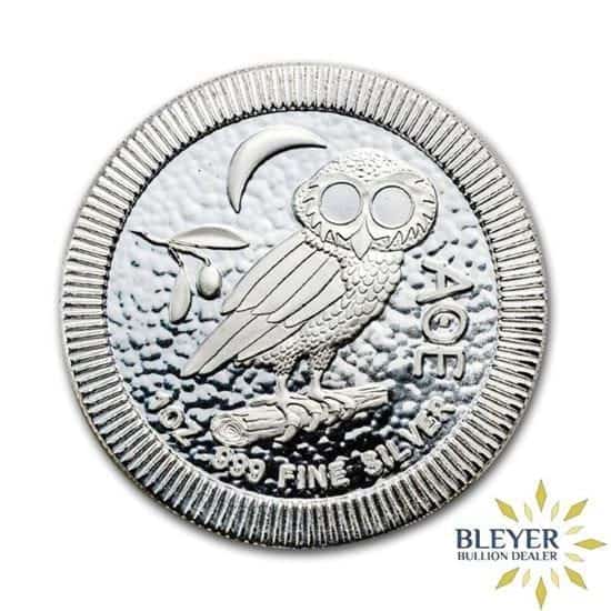 one ounce Silver Athenian Owl coins 1oz Silver NIUE Athenian Owl Stackable Coin