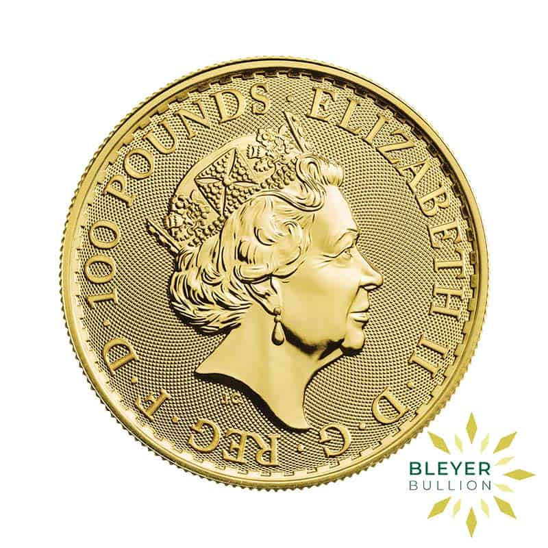 Bleyers Coin Cutouts 2021 Gold UK Britannia Coins 1oz Back