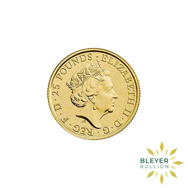 Bleyers Coins 1 4oz Gold UK Queens Beasts Dragon 2017 2