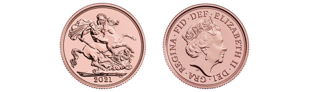 NEW The Royal Mints 2021 Gold Sovereign Coin NEW The Royal Mints 2021 Gold Sovereign Coin