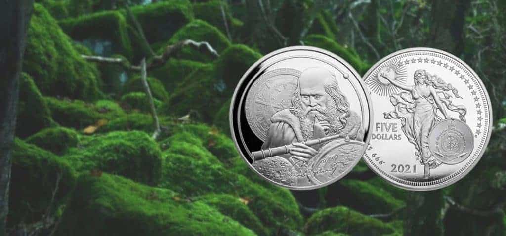 NEW The New Zealand Mint’s 2021 1oz Silver Galileo Coin