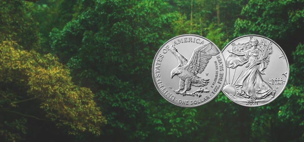 NEW U.S. Mint's 2021 1oz Silver American Eagle Coin, Type II