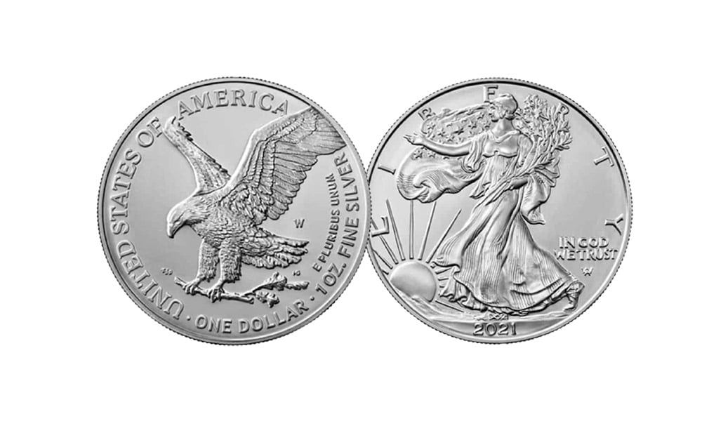 NEW U.S. Mint's 2021 1oz Silver American Eagle Coin, Type II