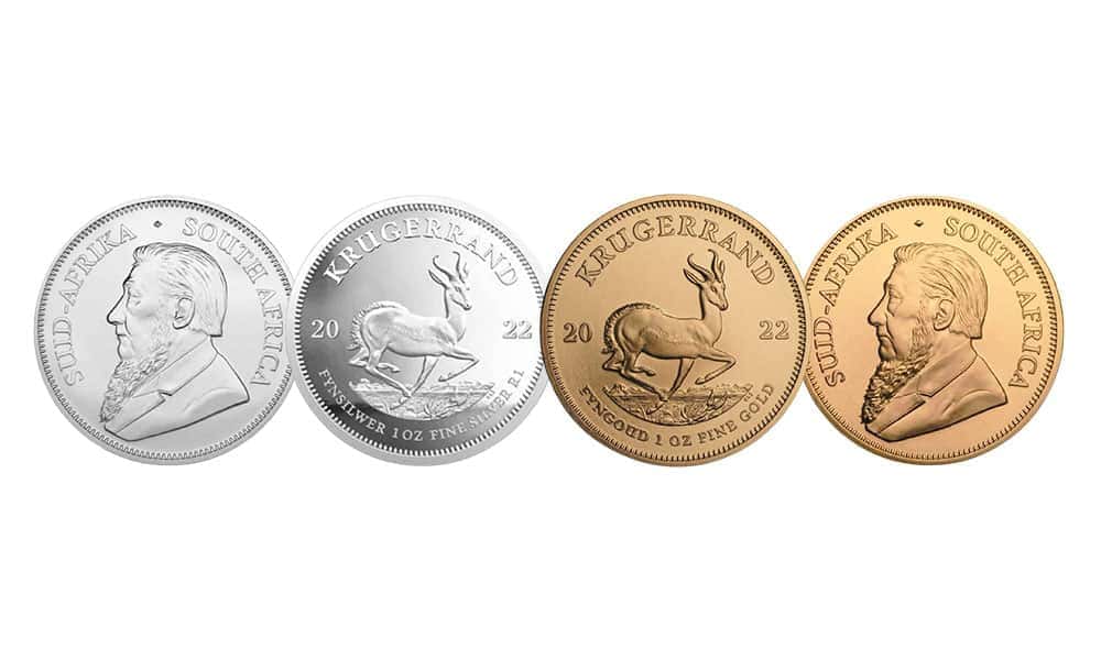 NEW The South African Mint's 2022 Silver & Gold Krugerrand Coin