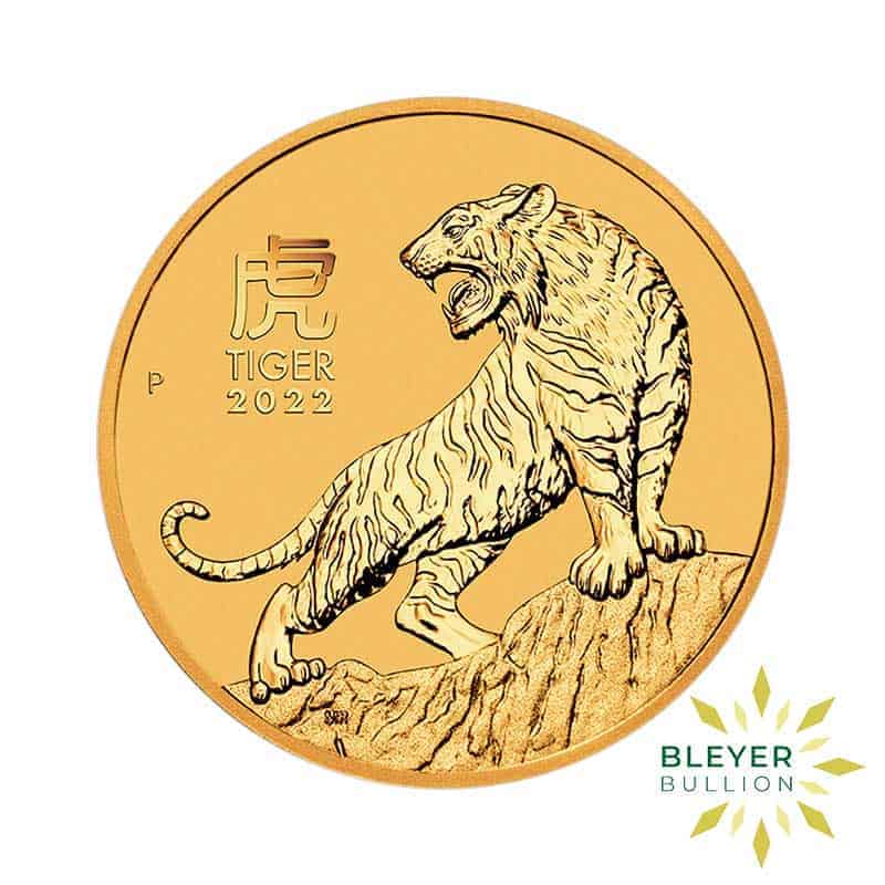 1oz Gold Australian Lunar Tiger Coin, 2022