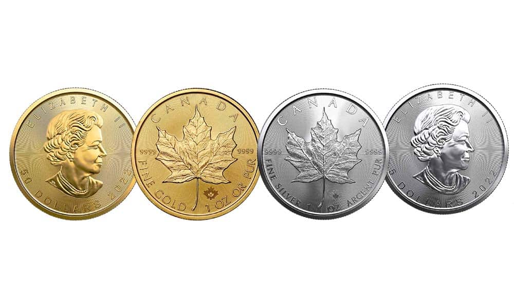 NEW The Royal Canadian Mint's 2022 Gold & Silver Maple Leaf Coins