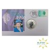 Commemorative Australian 1oz Silver Kangaroo First Day Cover (Margin Scheme) - Australian 1oz Silver Kangaroo coin Queen's Birthday 1996