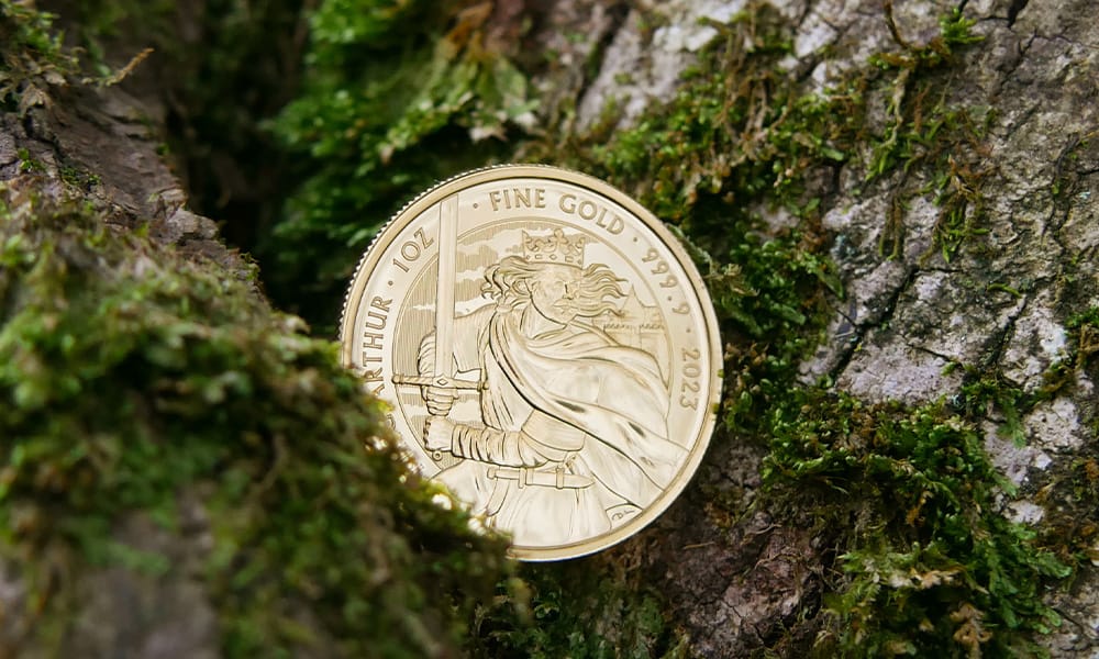 1oz Gold King Arthur