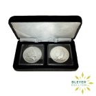 Silver Britannia Two Coin set