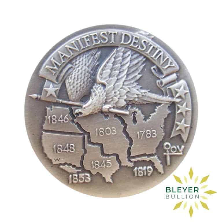 1oz Sterling Silver American Medal - Manifest Destiny