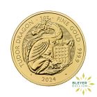 Gold Tudor Beasts Dragon