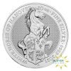 10oz Silver Queen's Beasts Coin (2017-2022) (Margin Scheme) - White Horse of Hanover 2021