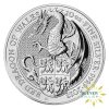 10oz Silver Queen's Beasts Coin (2017-2022) (Margin Scheme) - Red Dragon of Wales 2018