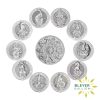 10oz Silver Queen's Beasts Coin (2017-2022) (Margin Scheme) - Complete Set (11 coins)