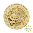 1oz Gold Queens Lion Coin