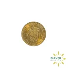 1932 Gold Graded Dutch 10 Guilders aUNC