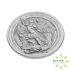 1oz Silver The Angel Gold Coin edge