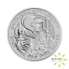 1oz Silver Britannia & Liberty 2026 Coin Reverse