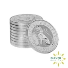 1oz Silver British Lion 2026 Coin Stack