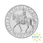 1977 Elizabeth II Jubilee Silver Proof Crown