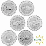 1oz Six Decades of 007 James Bond Silver Coin (Margin Scheme) - 2010s-various