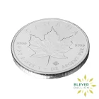 1oz Canadian Maple Double Incuse Silver Coin Detail