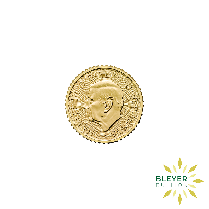 2027 1/10oz Gold Britannia Obverse