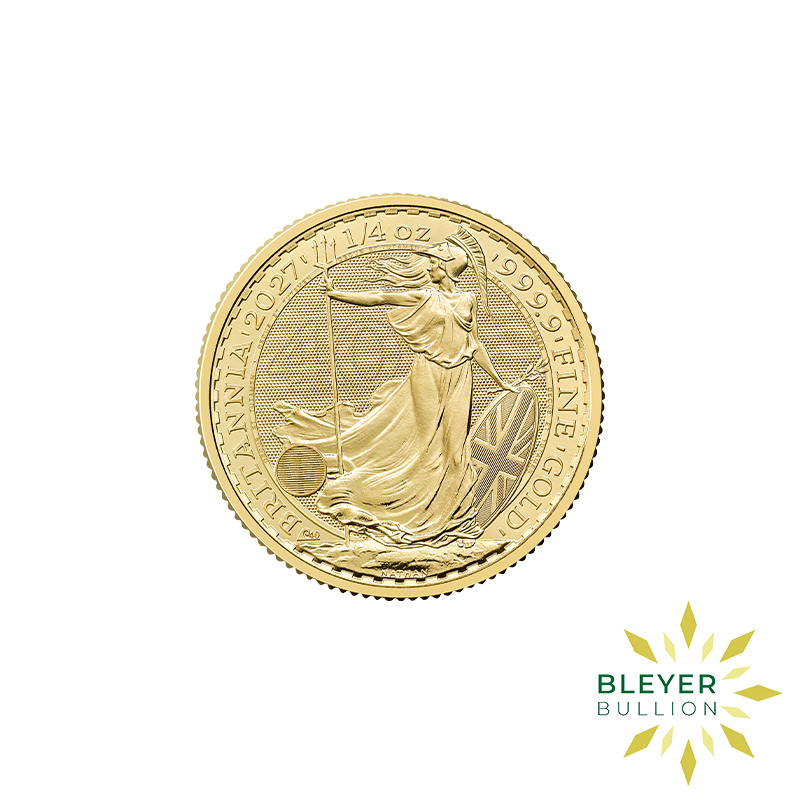 2027 1:4oz Gold Britannia Reverse 2027 1/4oz Gold Britannia Reverse