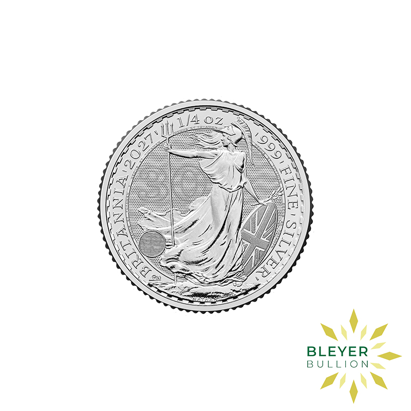 2027 1:4oz Silver Britannia Reverse 2027 1/4oz Silver Britannia Reverse