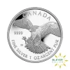 1oz Silver Canadian Birds Of Prey Coin, 2014-2015 (Margin Scheme - Peregrine Falcon 2014