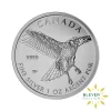 1oz Silver Canadian Birds Of Prey Coin, 2014-2015 (Margin Scheme - Red-tailed Hawk 2015